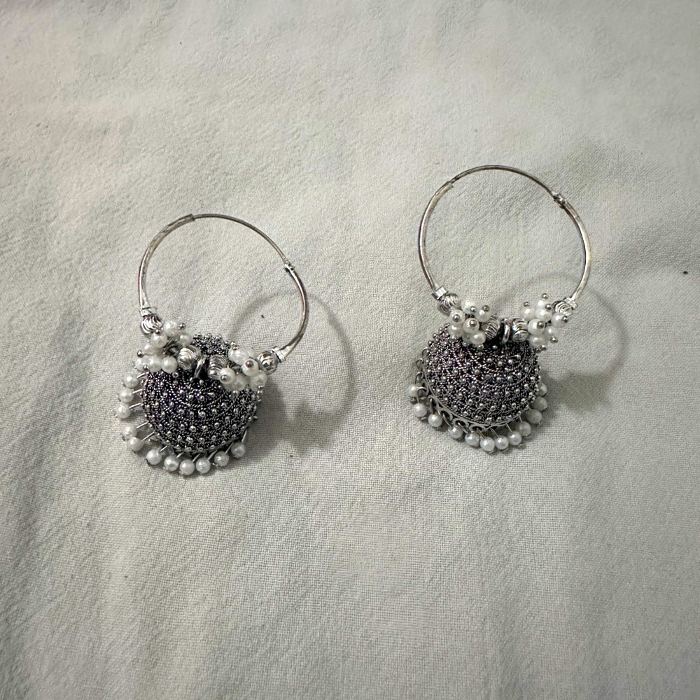 Loop traditional ethnic earrings